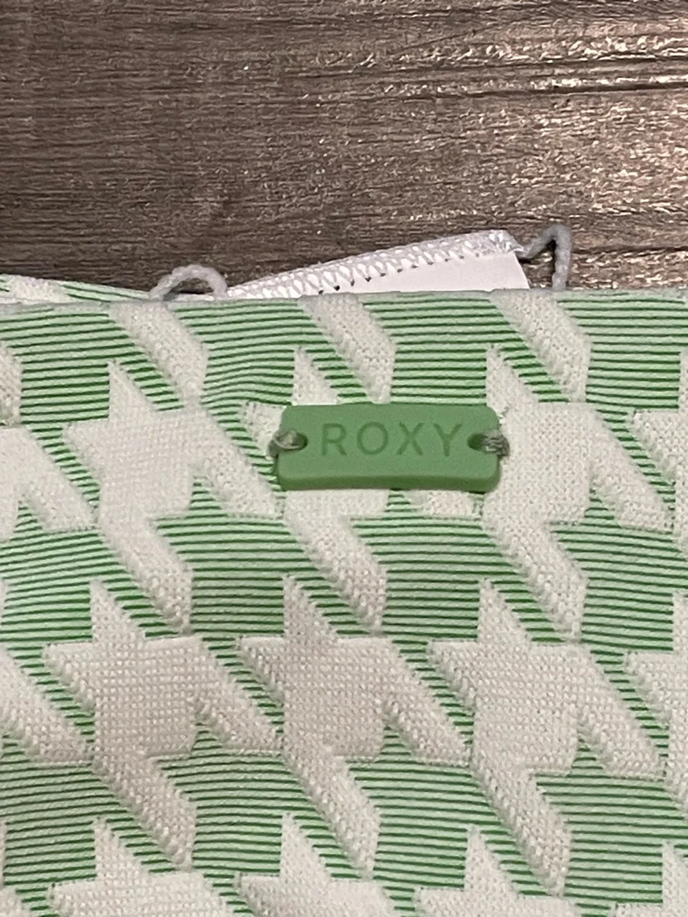Roxy Check It Bikini Set WIth Shorty Bottoms Size XL